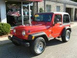 2004 Flame Red Jeep Wrangler X 4x4 #38474891