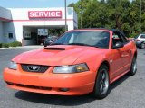 Competition Orange Ford Mustang in 2004