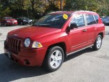 2009 Inferno Red Crystal Pearl Jeep Compass Sport 4x4 #38475150