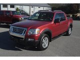 2007 Red Fire Ford Explorer Sport Trac XLT 4x4 #38475211