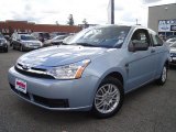 2008 Light Ice Blue Metallic Ford Focus SES Coupe #38474357