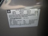 2011 GMC Terrain SLE Info Tag