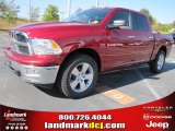 2011 Deep Cherry Red Crystal Pearl Dodge Ram 1500 Big Horn Crew Cab #38474667