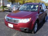 2010 Camellia Red Pearl Subaru Forester 2.5 X Premium #38474376