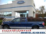 2010 Dark Blue Pearl Metallic Ford F150 XLT SuperCab 4x4 #38474416
