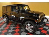 2009 Black Jeep Wrangler Unlimited Sahara 4x4 #38475023