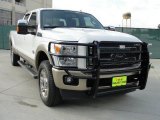 2011 White Platinum Metallic Tri-Coat Ford F250 Super Duty King Ranch Crew Cab 4x4 #38474752