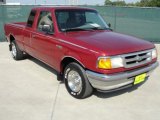 1996 Electric Currant Red Pearl Metallic Ford Ranger XLT SuperCab #38474761
