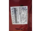 1996 Ranger Color Code for Electric Currant Red Pearl Metallic - Color Code: EG