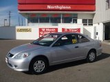 2005 Satin Silver Metallic Honda Civic Value Package Coupe #38474510