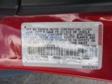 2004 Celica Color Code for Absolutely Red - Color Code: 3P0