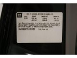 2005 Buick LaCrosse CXS Info Tag