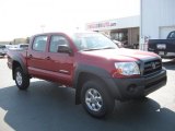 2007 Impulse Red Pearl Toyota Tacoma V6 PreRunner Double Cab #38549221