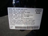 2011 Audi Q7 3.0 TDI quattro Info Tag