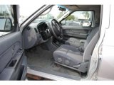 2004 Nissan Frontier XE V6 Crew Cab Gray Interior