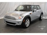 2010 Pure Silver Metallic Mini Cooper Hardtop #38548748