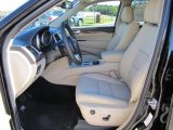 2011 Jeep Grand Cherokee Limited Black/Light Frost Beige Interior