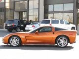 2008 Atomic Orange Metallic Chevrolet Corvette Coupe #38549377