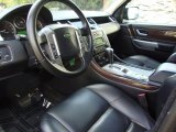2008 Land Rover Range Rover Sport HSE Ebony Black Interior
