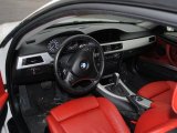 2009 BMW 3 Series 335i Coupe Coral Red/Black Dakota Leather Interior
