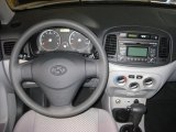 2011 Hyundai Accent GS 3 Door Gray Interior