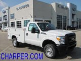 2011 Oxford White Ford F350 Super Duty XL Regular Cab 4x4 Chassis Commercial #38622525