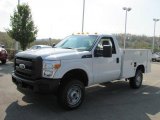 2011 Ford F350 Super Duty XL Regular Cab 4x4 Chassis Commercial Front 3/4 View