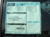 2011 Ford F350 Super Duty XL Regular Cab 4x4 Chassis Commercial Window Sticker