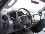 2011 Ford F450 Super Duty XL Regular Cab 4x4 Dually Dump Truck Steel Interior