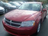 2010 Inferno Red Crystal Pearl Dodge Avenger Express #38622691