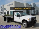 2011 Oxford White Ford F350 Super Duty XL Regular Cab 4x4 Chassis Stake Truck #38622527