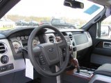 2010 Ford F150 Lariat SuperCrew 4x4 Black Interior