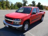 2008 Victory Red Chevrolet Colorado LT Extended Cab #38623182