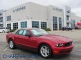 2010 Red Candy Metallic Ford Mustang V6 Convertible #38622545