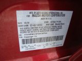 2007 MAZDA6 Color Code for Redfire Metallic - Color Code: 25