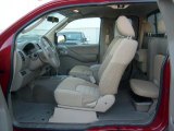 2010 Nissan Frontier SE V6 King Cab 4x4 Beige Interior