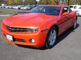 2010 Inferno Orange Metallic Chevrolet Camaro LT Coupe #38674185