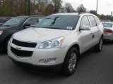 2011 White Diamond Tricoat Chevrolet Traverse LT AWD #38690529