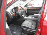 2011 Jeep Grand Cherokee Overland 4x4 Black Interior