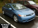 2007 Atomic Blue Metallic Honda Civic EX Coupe #38689523