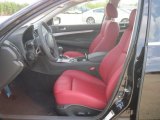 2011 Infiniti G 37 Limited Edition Sedan Monaco Red Interior