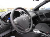 2007 Hyundai Tiburon GS Black Interior