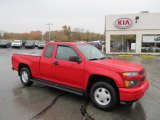 2004 Victory Red Chevrolet Colorado LS Extended Cab #38690344