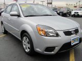 2010 Clear Silver Kia Rio LX Sedan #38690417