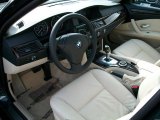 2008 BMW 5 Series 535xi Sedan Cream Beige Dakota Leather Interior
