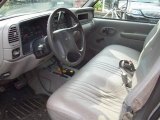 2000 Chevrolet Silverado 3500 Regular Cab 4x4 Chassis Dump Truck Gray Interior