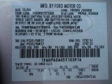2005 Thunderbird Color Code for Platinum Silver Metallic - Color Code: JP