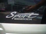 1997 Suzuki Sidekick Sport JLX 4 Door 4x4 Marks and Logos