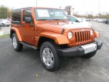 2011 Jeep Wrangler Mango Tango Pearl