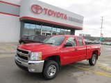 2007 Victory Red Chevrolet Silverado 2500HD LT Extended Cab 4x4 #38794603